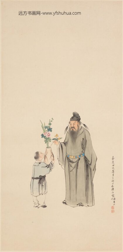 陈淦 钟馗图轴.jpg