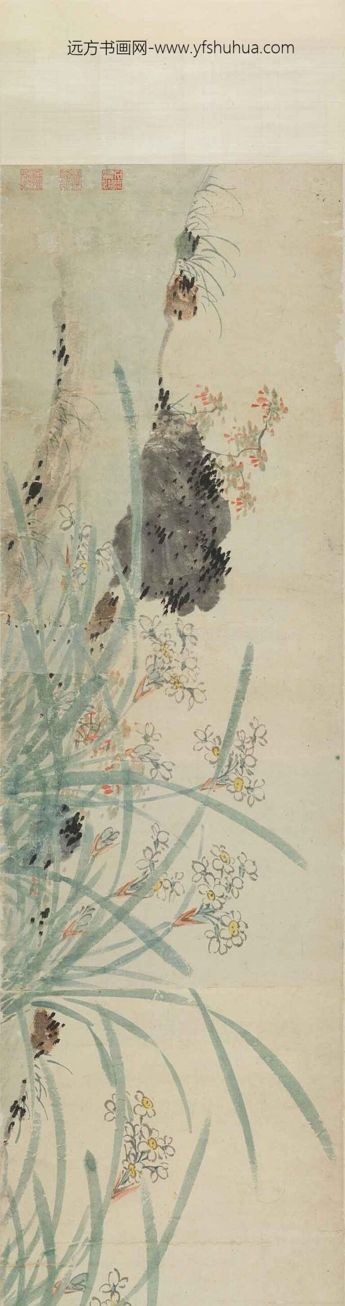 陈淳（道复）_四季花卉卷_