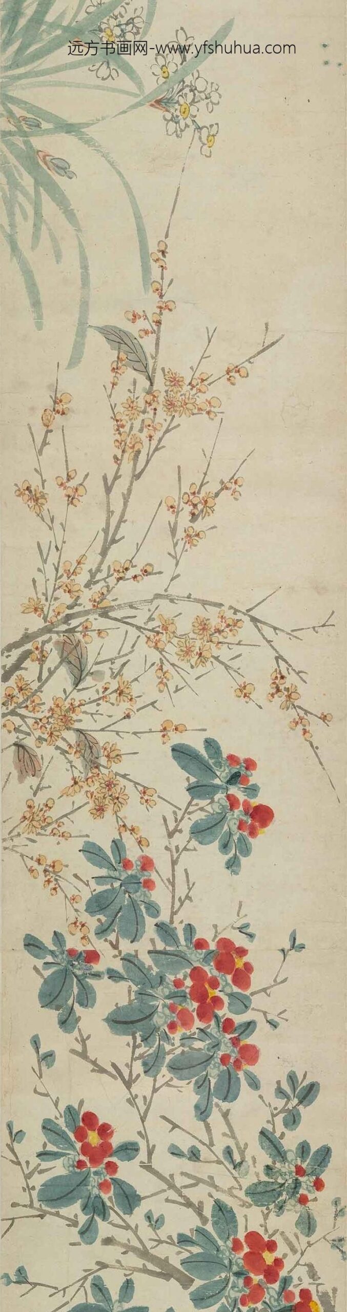 陈淳（道复）_四季花卉卷_