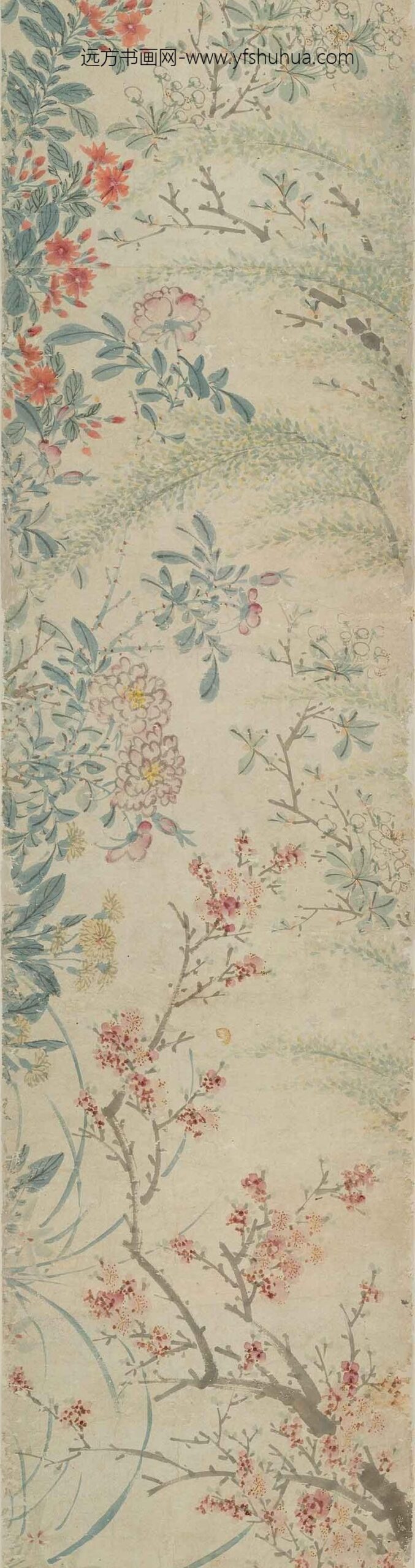 陈淳（道复）_四季花卉卷_
