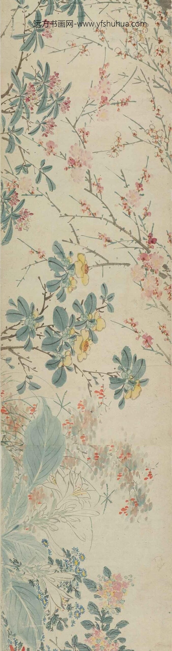 陈淳（道复）_四季花卉卷_