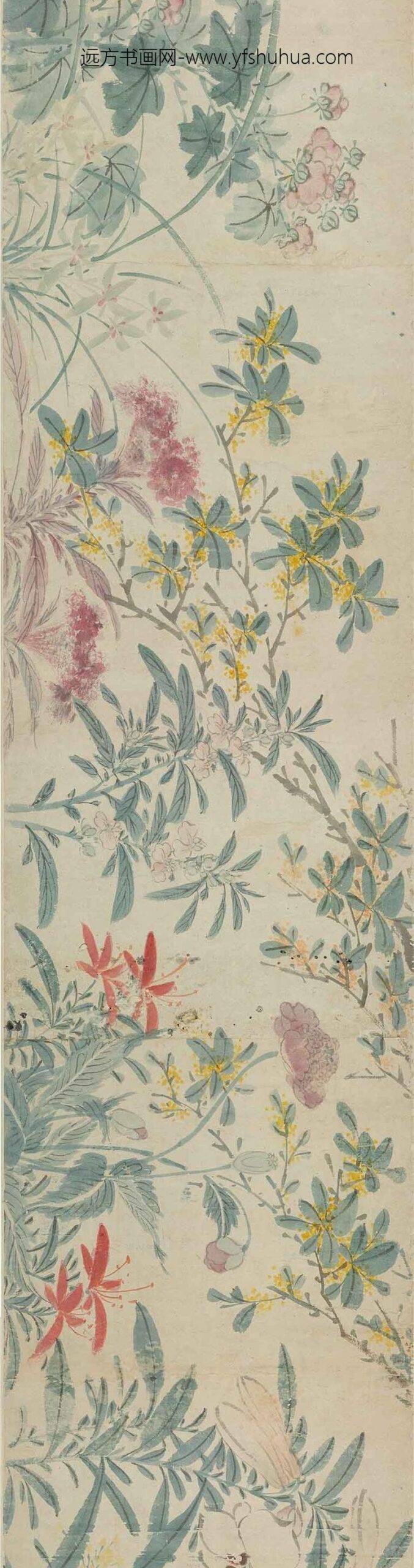 陈淳（道复）_四季花卉卷_