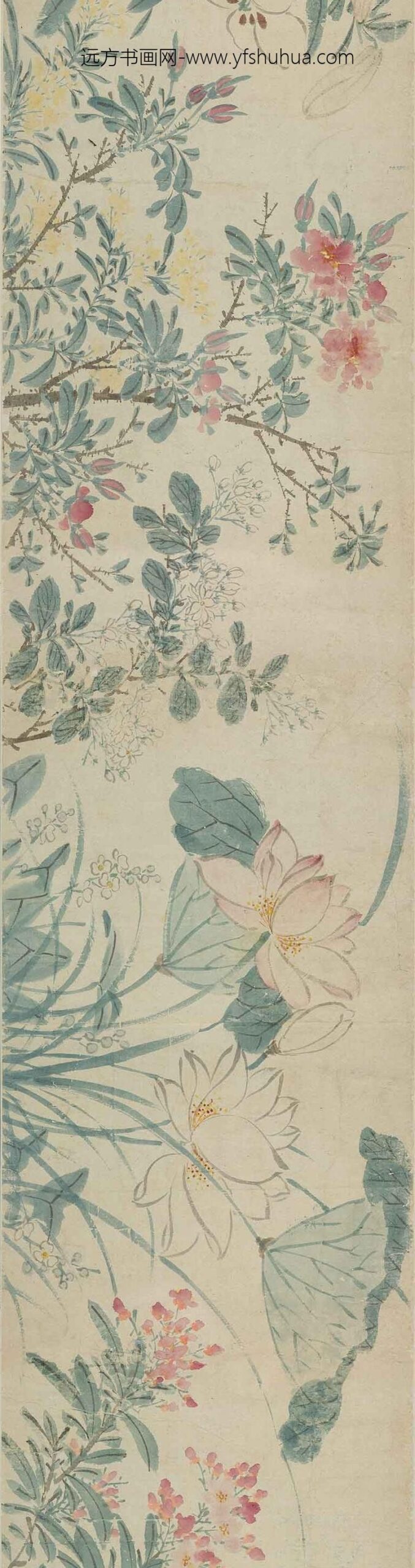 陈淳（道复）_四季花卉卷_