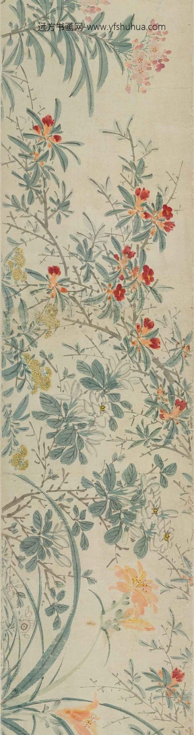 陈淳（道复）_四季花卉卷_