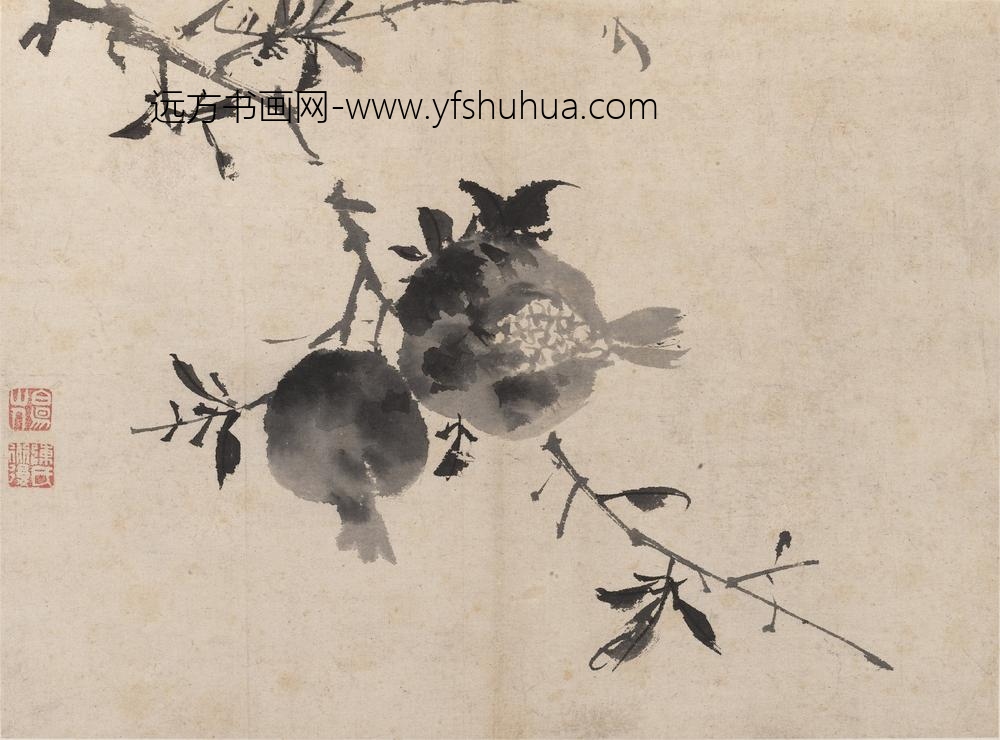 陈淳（道复）_墨花图册_