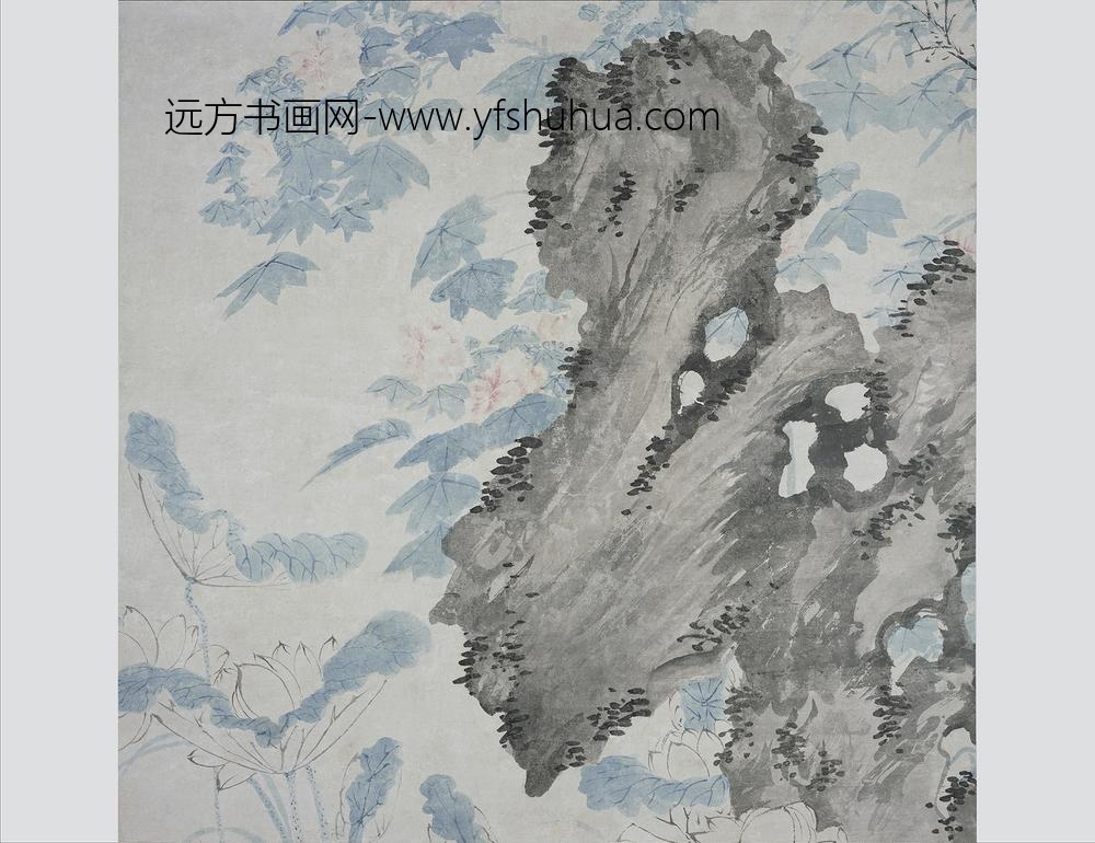 陈淳（道复）_花卉图轴-