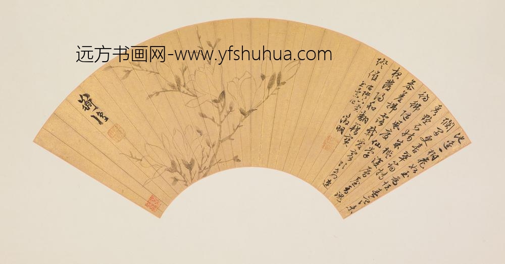 陈淳（道复）_花卉扇册