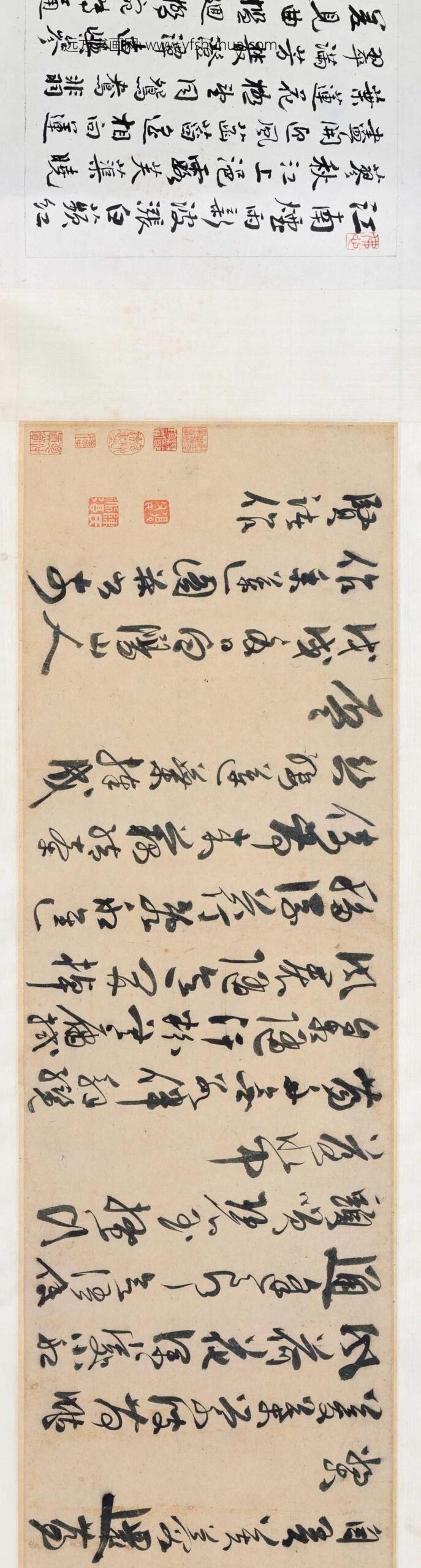 陈淳（道复）_采莲图卷_