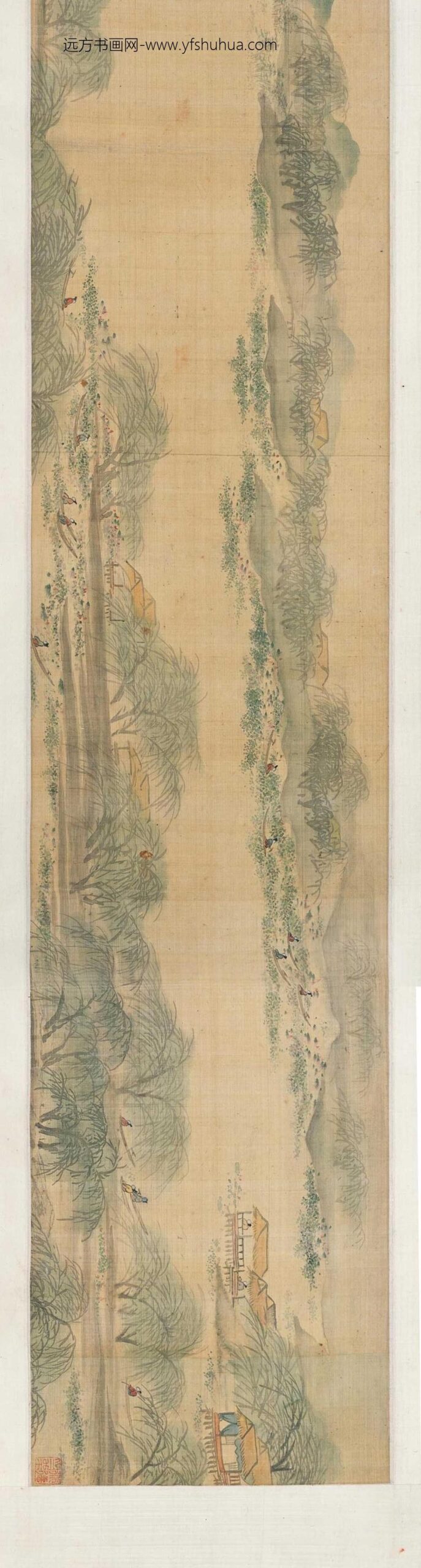 陈淳（道复）_采莲图卷_