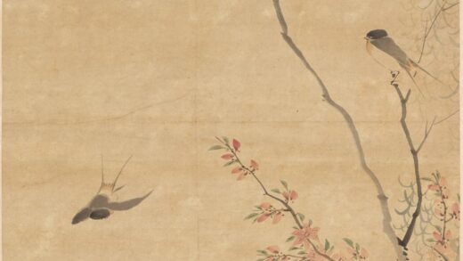 陈率祖 桃柳春燕图轴.jpg