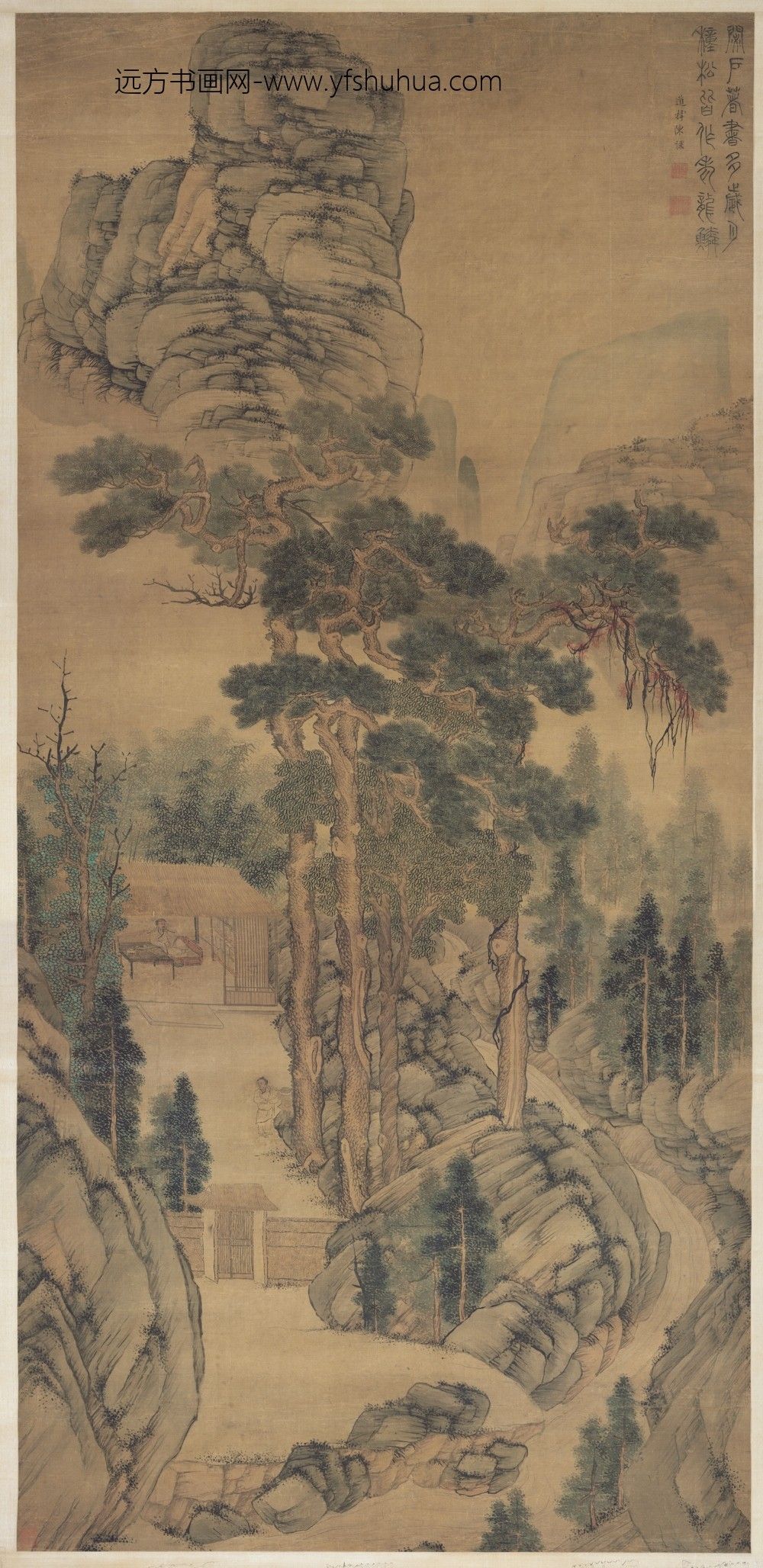 陈祼（叔祼）_王维诗意图轴