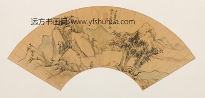 陈继儒 等山水花卉画扇集册.jpg