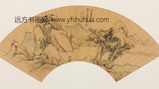 陈继儒 等山水花卉画扇集册.jpg