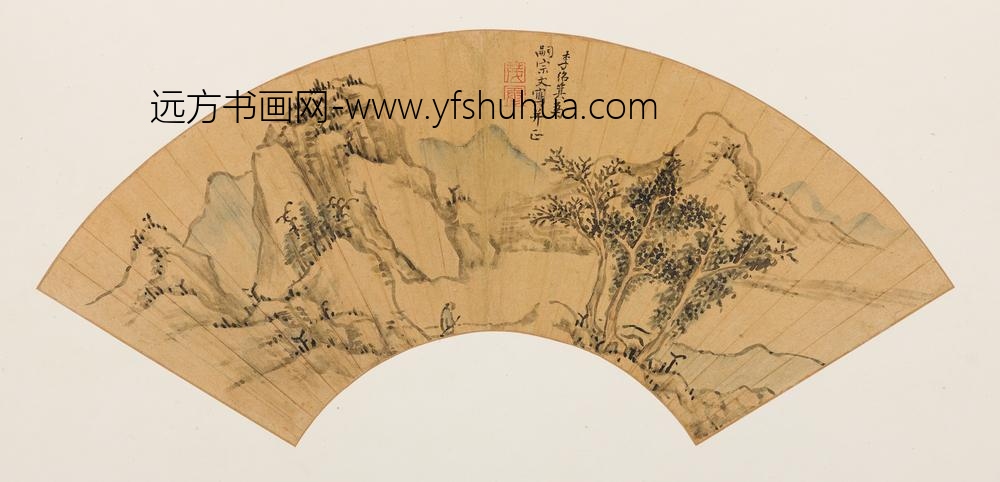 陈继儒_等山水花卉画扇集册