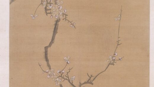 陈继儒 近水桃花图轴.jpg