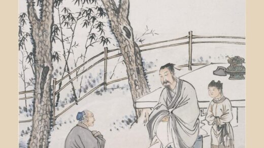 陈若木（炤 崇光） 右军书扇图轴.jpg