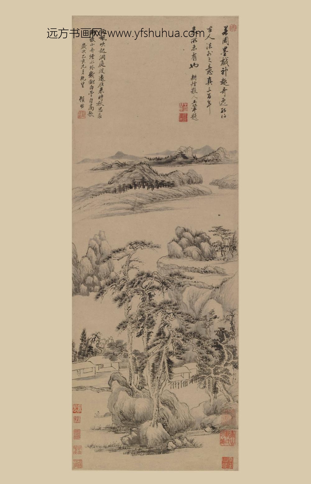 顾昉_洞庭秋思图轴