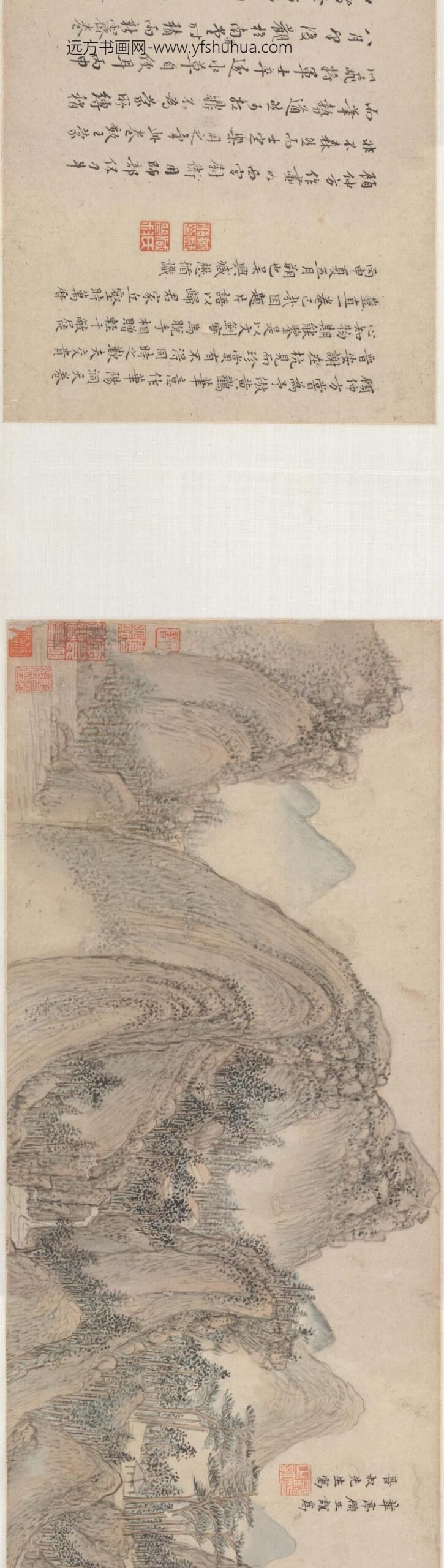 顾正谊_华阳洞天图卷_