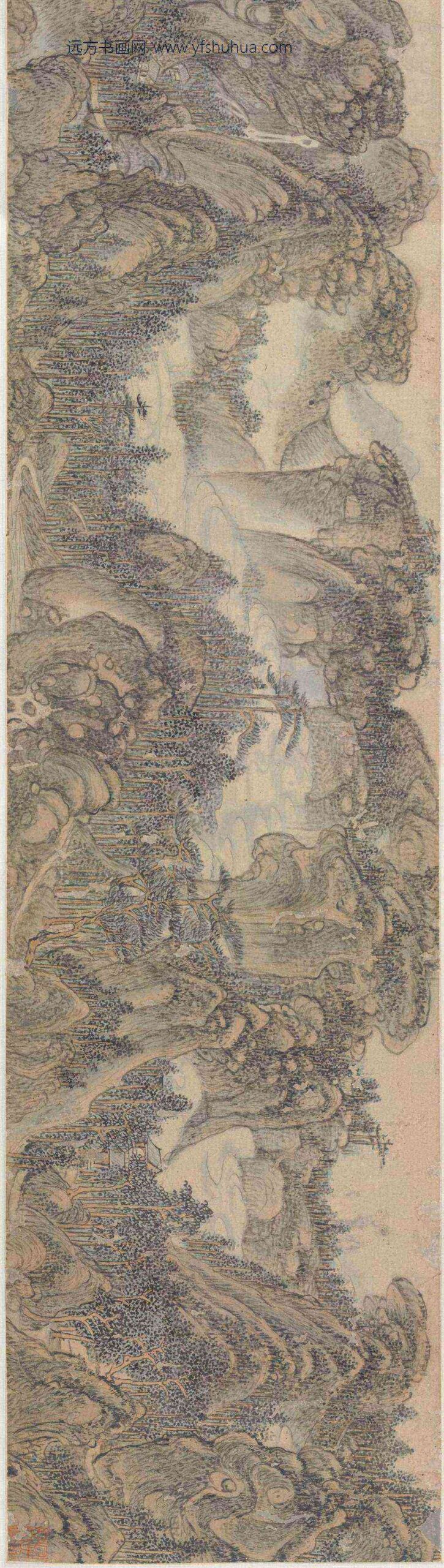 顾正谊_华阳洞天图卷_