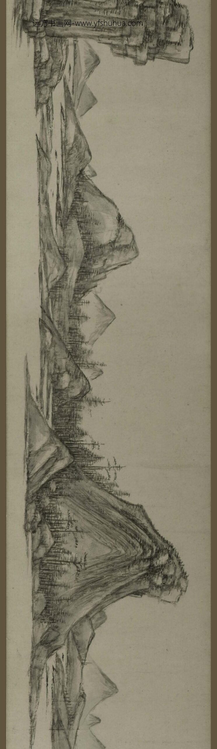 顾正谊_山水图卷_