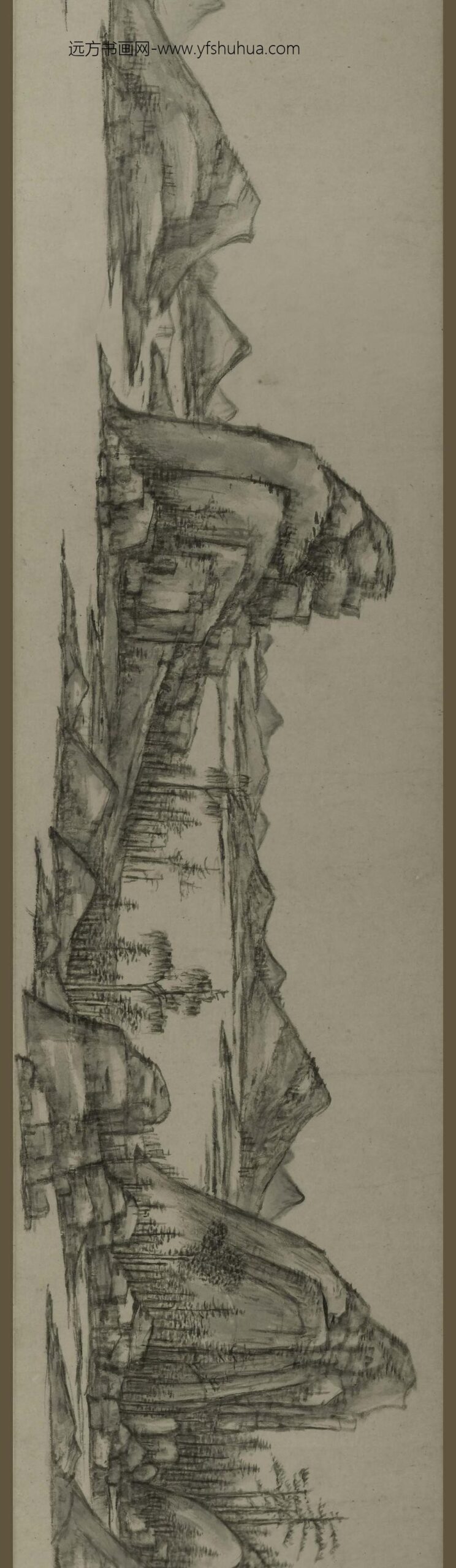 顾正谊_山水图卷_