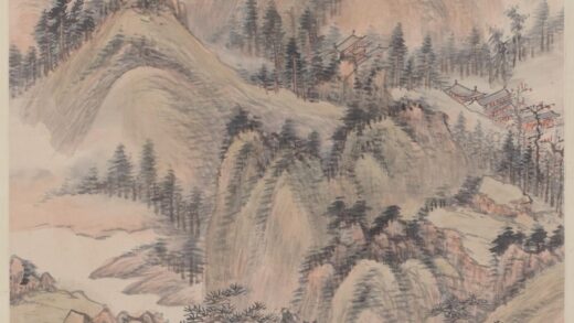 顾沄 设色山水轴.jpg