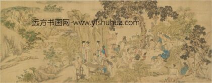顾洛 西园雅集图横幅.jpg