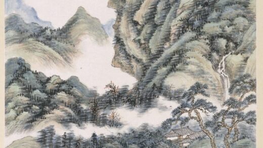 顾鹤逸（顾麟士） 秋山晓霁图轴.jpg