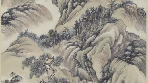 顾鹤逸（顾麟士） 青绿山水轴.jpg