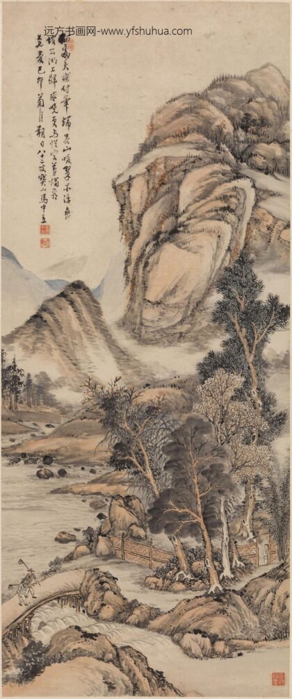 马中立 吴山晚归图轴.jpg