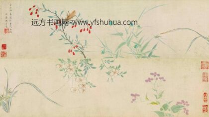 马守真 花卉草虫图卷.jpg