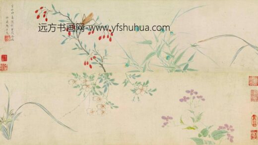 马守真 花卉草虫图卷.jpg