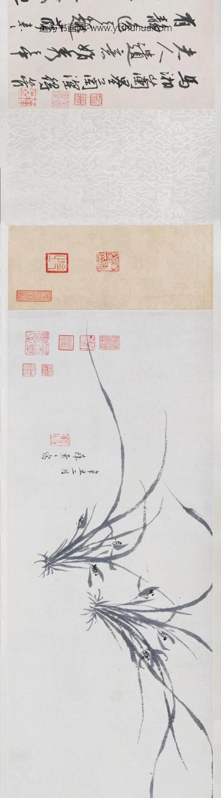 马守真_薛素素兰花图卷_