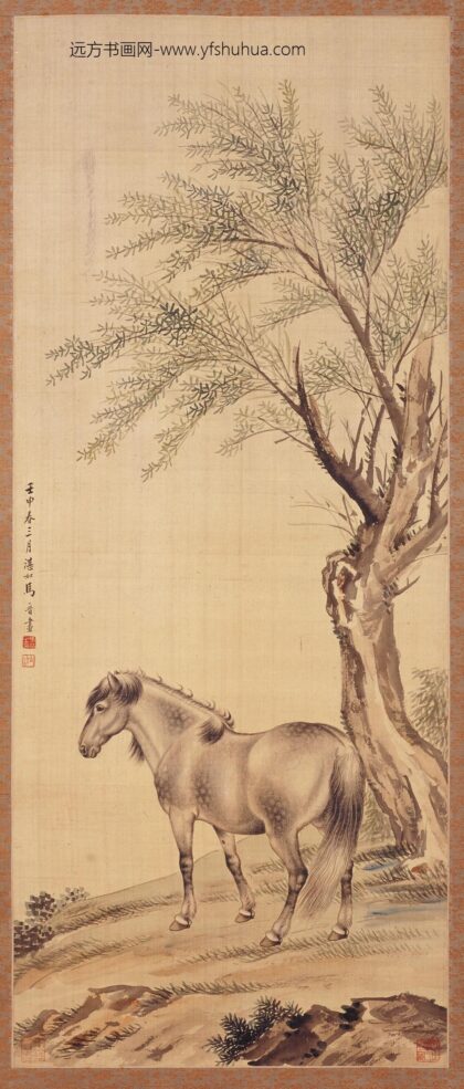 马晋 春郊立马图轴.jpg