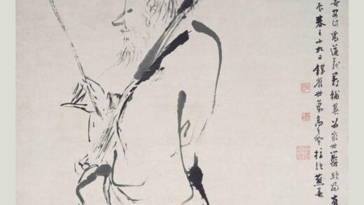 高其佩 指画添筹图轴.jpg