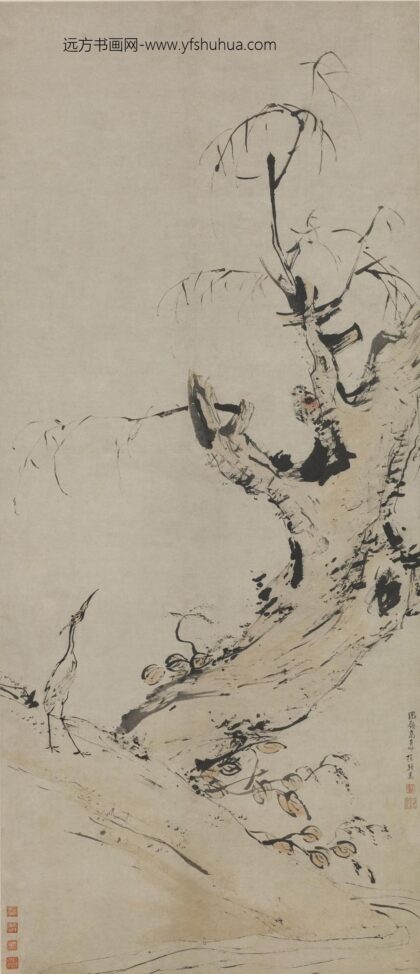 高其佩 秋柳图轴.jpg