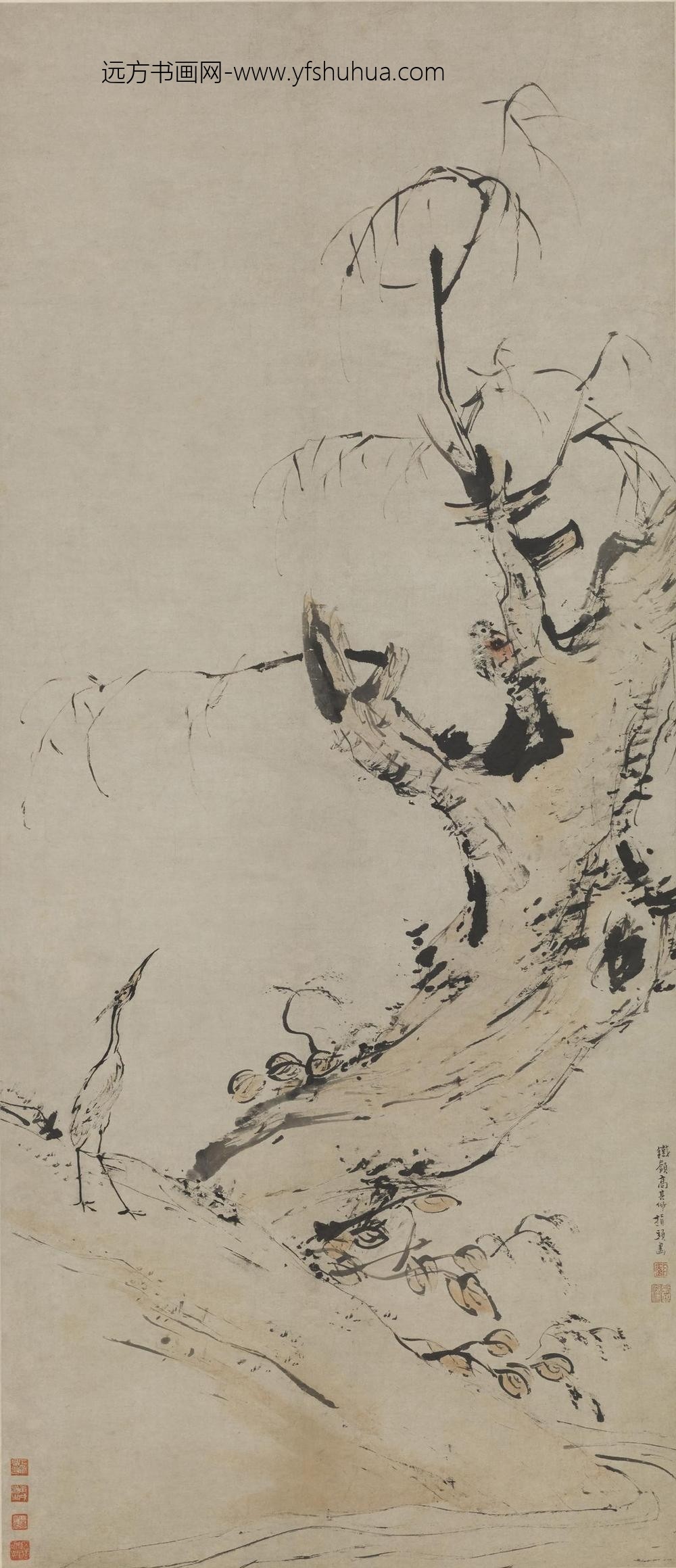 高其佩_秋柳图轴