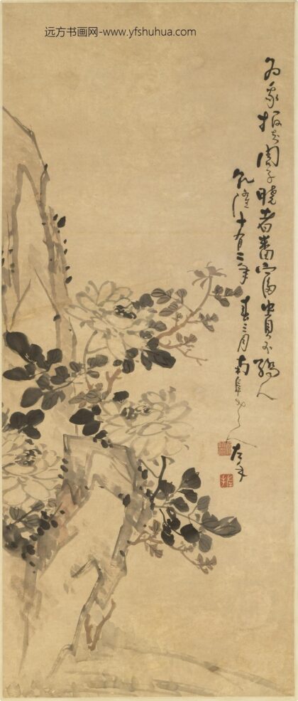 高凤翰 牡丹图轴.jpg