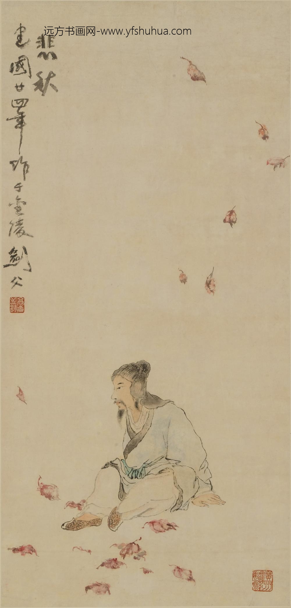 高剑父_悲秋图轴