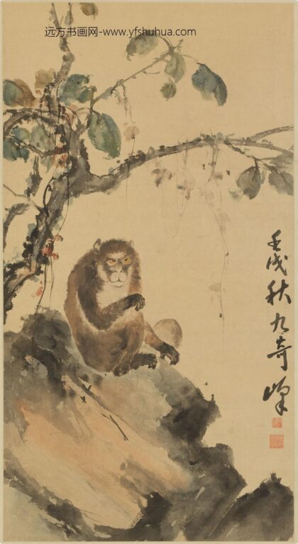 高奇峰 猴图轴.jpg