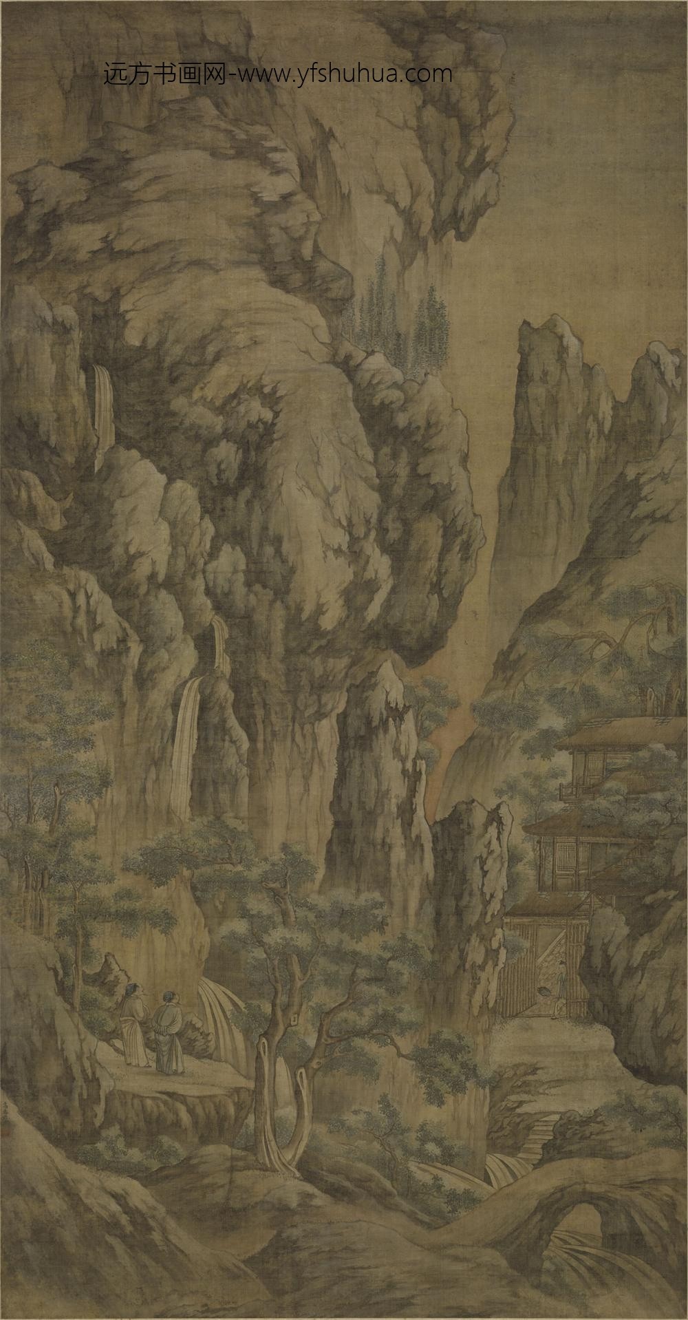 高泰源_观瀑图轴