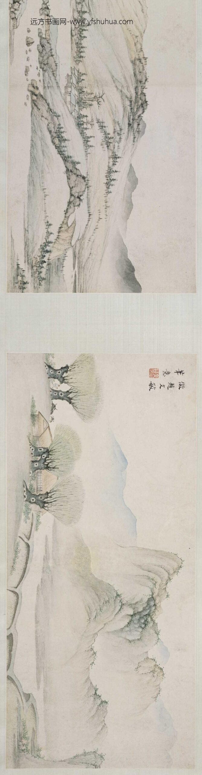 高简_仿宋元山水卷_