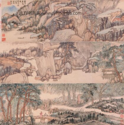 髡残石谿 书画卷.jpg