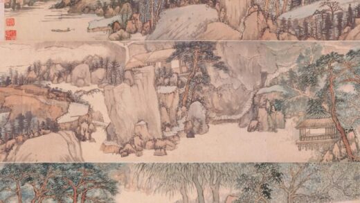 髡残石谿 书画卷.jpg