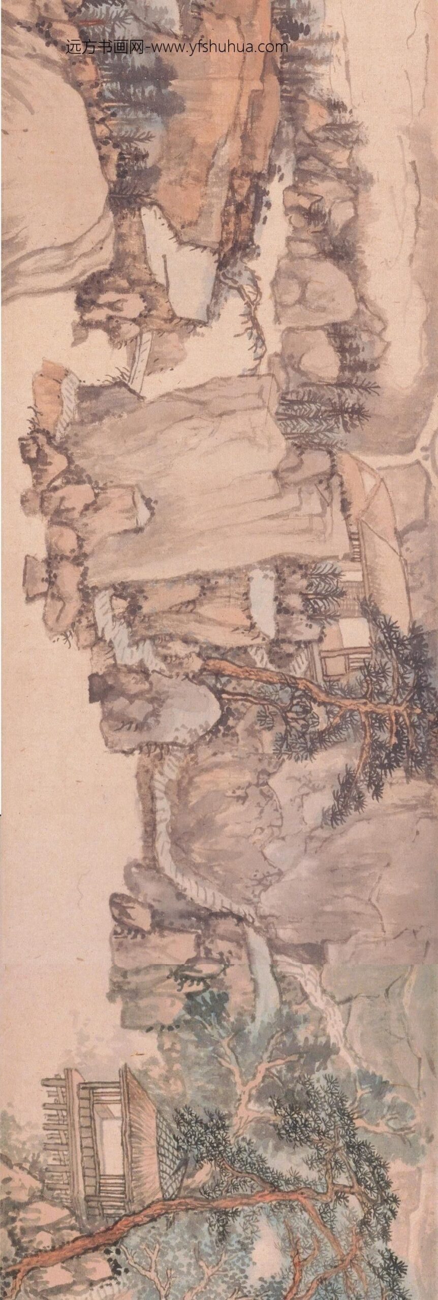 髡残(石谿)_书画卷_