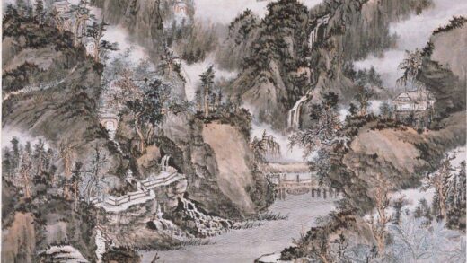 髡残石谿 仿大痴山水图轴.jpg