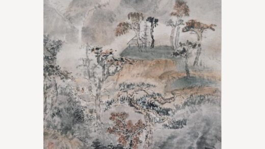 髡残石谿 山楼秋色图轴.jpg