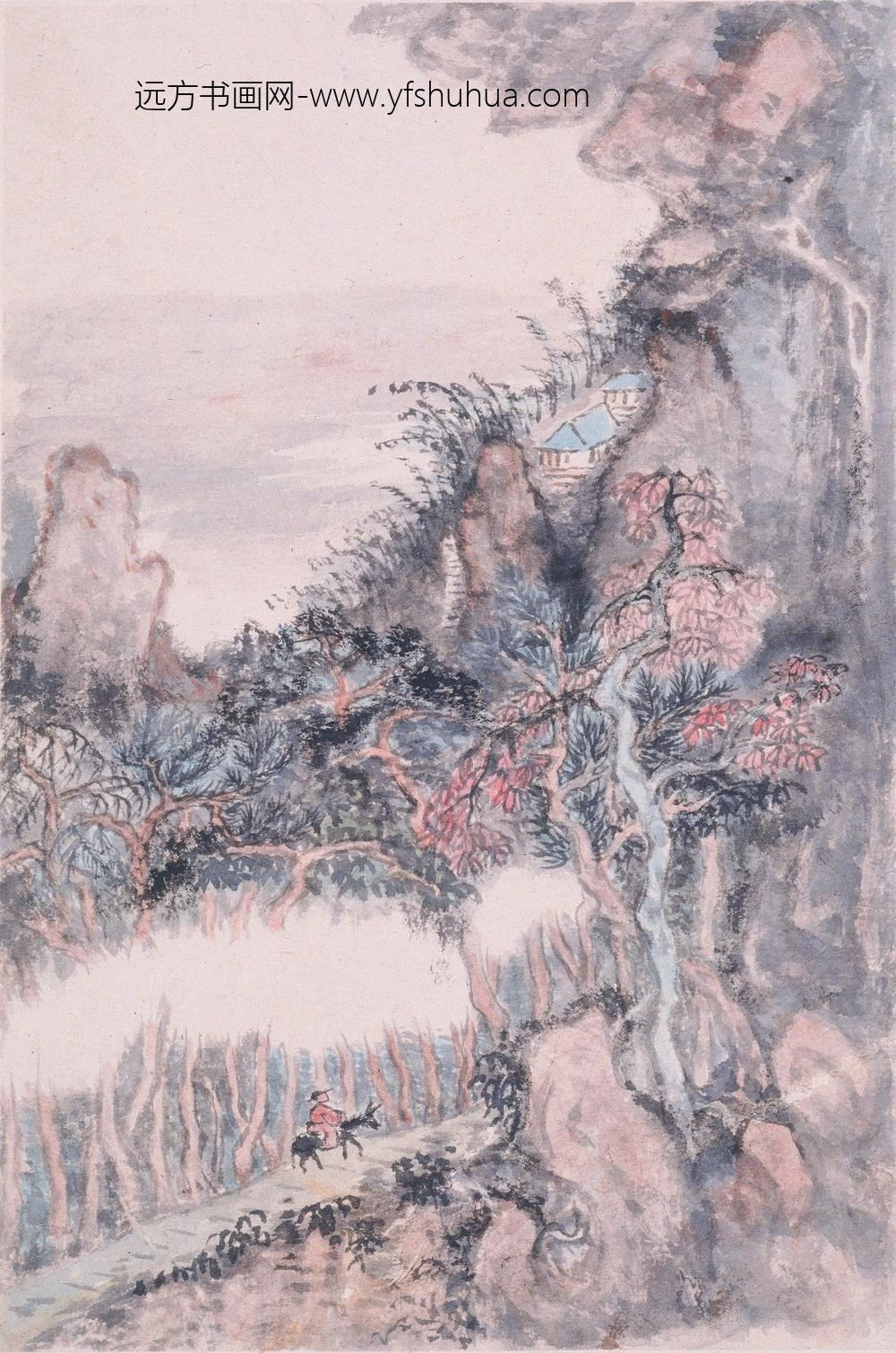 髡残(石谿)_山水册_