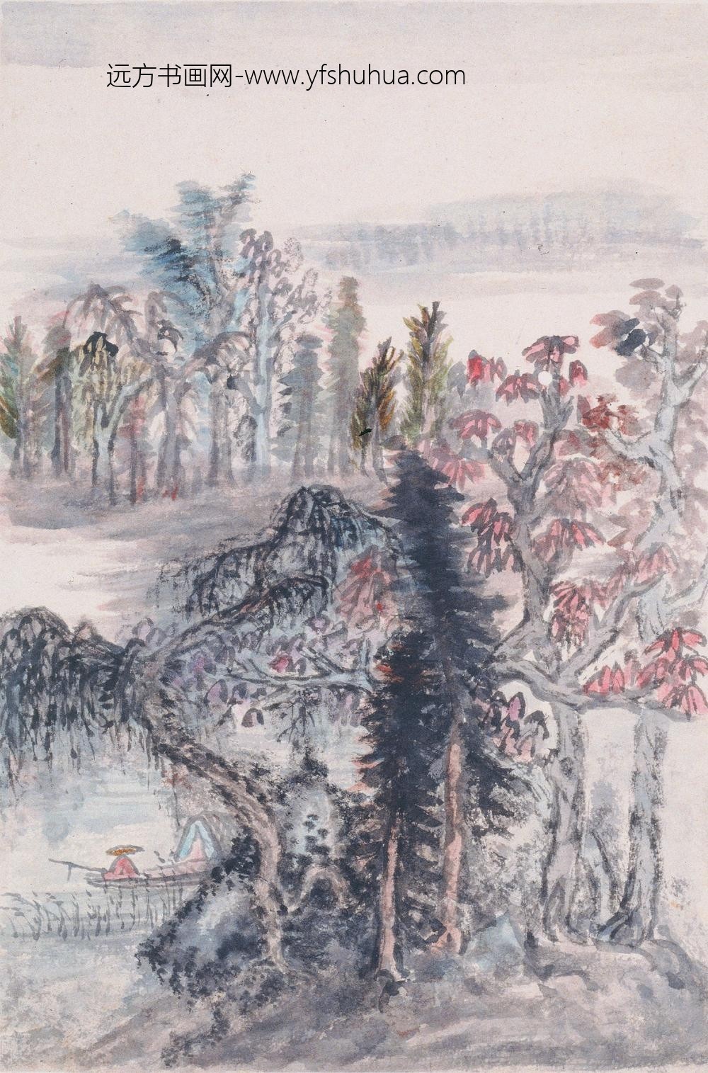 髡残(石谿)_山水册_