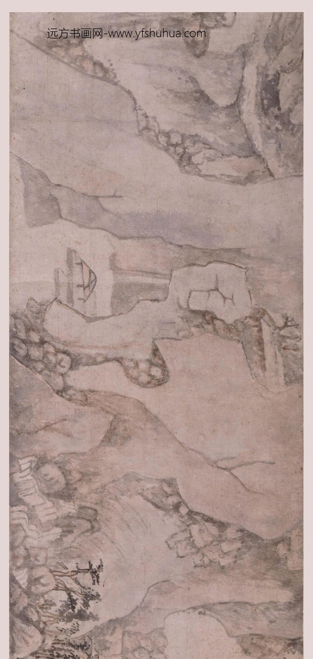 髡残(石谿)_清江一曲图卷_